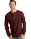 Hanes Men`s Beefy-T Long-Sleeve Henley