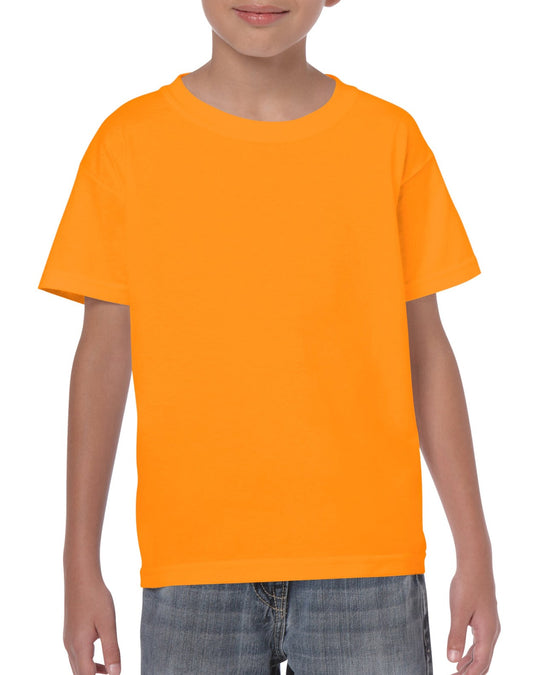 Gildan Youth Heavy Cotton T-Shirt, XS, Tennessee Orange
