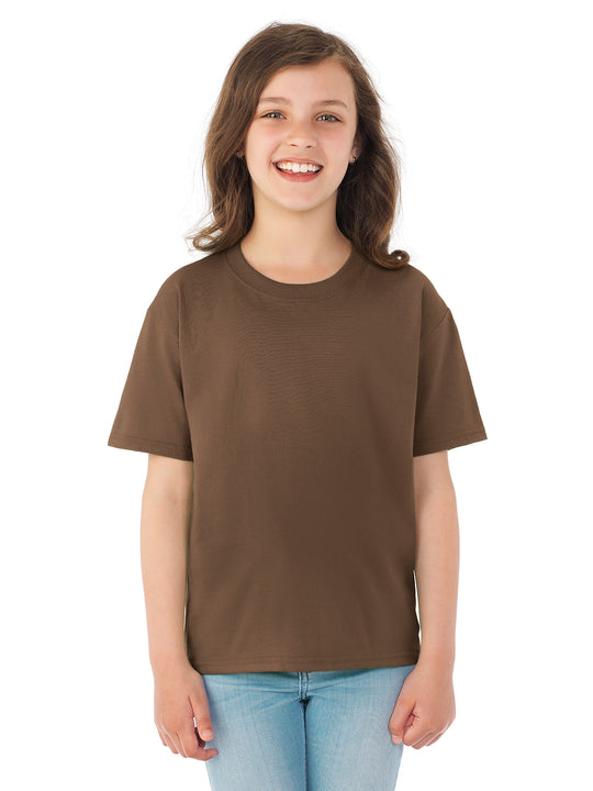 Fruit Of The Loom Youth HD Cotton Short Sleeve Crew T-Shirt