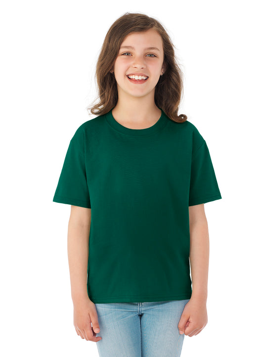 Fruit Of The Loom Youth HD Cotton Short Sleeve Crew T-Shirt