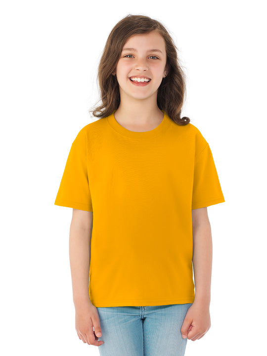 Fruit Of The Loom Youth HD Cotton Short Sleeve Crew T-Shirt