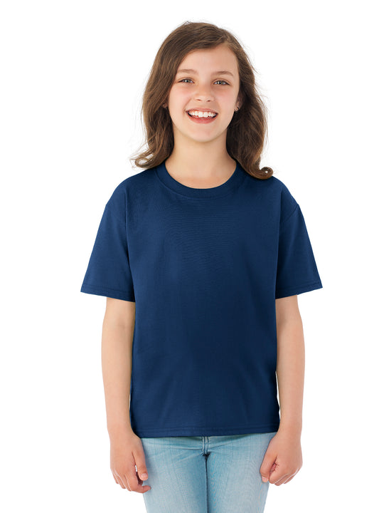 Fruit Of The Loom Youth HD Cotton Short Sleeve Crew T-Shirt
