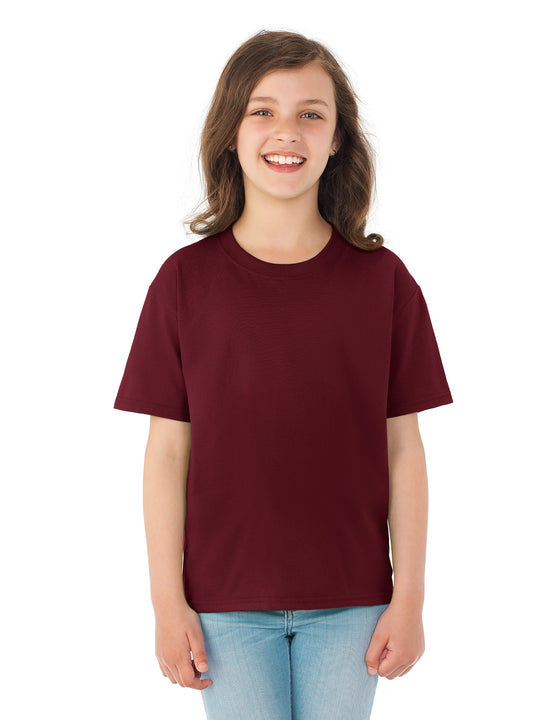 Fruit Of The Loom Youth HD Cotton Short Sleeve Crew T-Shirt