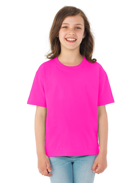 Fruit Of The Loom Youth HD Cotton Short Sleeve Crew T-Shirt