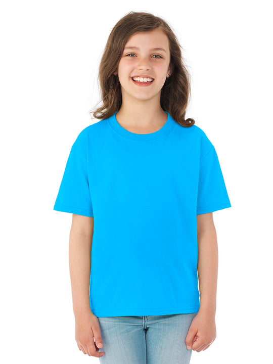Fruit Of The Loom Youth HD Cotton Short Sleeve Crew T-Shirt