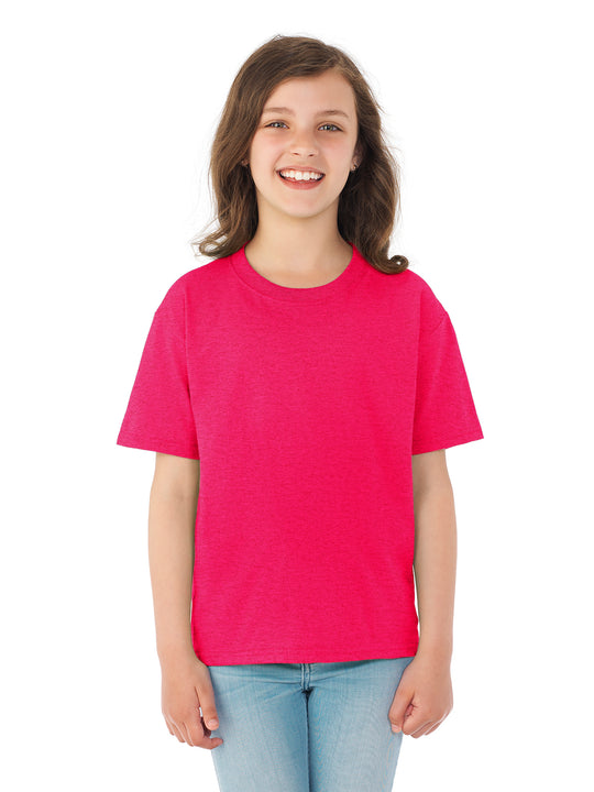 Fruit Of The Loom Youth HD Cotton Short Sleeve Crew T-Shirt