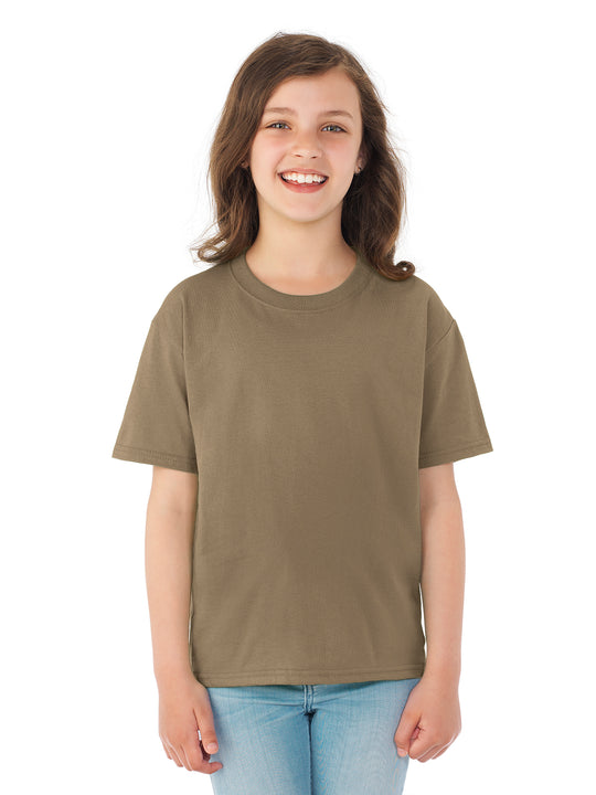 Fruit Of The Loom Youth HD Cotton Short Sleeve Crew T-Shirt