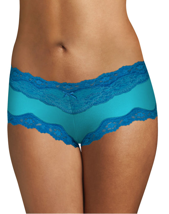 Maidenform Women`s Cheeky Scalloped Lace Hipster