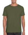 Gildan Mens Softstyle T-Shirt, XL, Olive