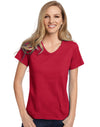 Hanes Womens ComfortSoft Short Sleeve V-neck Tee 2-Pack
