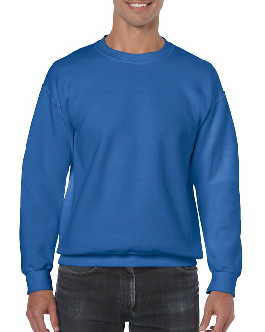 Gildan Mens Heavy Blend Crewneck Sweatshirt, XL, Royal