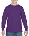 Gildan Youth Heavy Cotton Long Sleeve T-Shirt, M, White