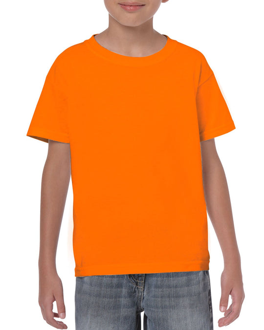 Gildan Youth Heavy Cotton T-Shirt, XS, Tennessee Orange