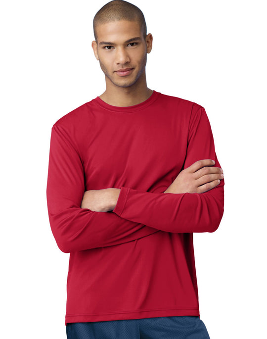 Hanes Men’s Cool Dri Long Sleeve Performance T-Shirt