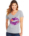 Hanes Womens Short Sleeve V-Neck Tee