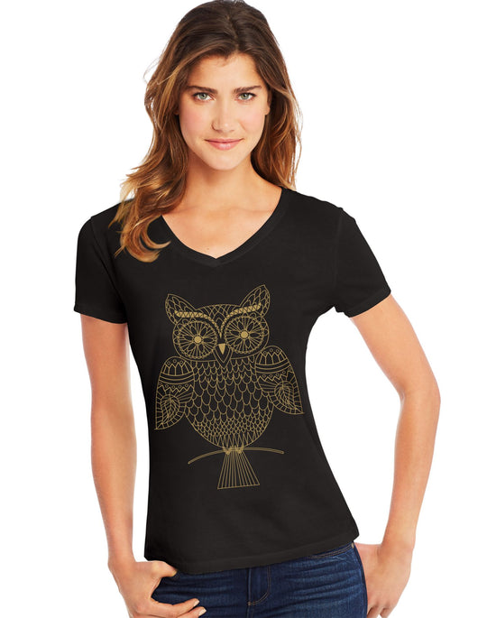 Hanes Womens Short Sleeve V-Neck Tee