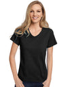 Hanes Womens ComfortSoft Short Sleeve V-neck Tee 2-Pack