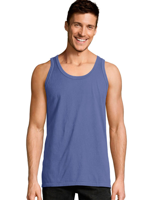 Hanes Mens ComfortWash Garment Dyed Sleeveless Tank Top