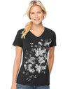 Hanes Womens Short Sleeve V-Neck Tee