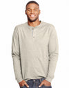 Hanes Men`s Beefy-T Long-Sleeve Henley