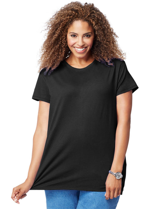 Just My Size Womens Cotton Jersey Short-Sleeve Crewneck Tee