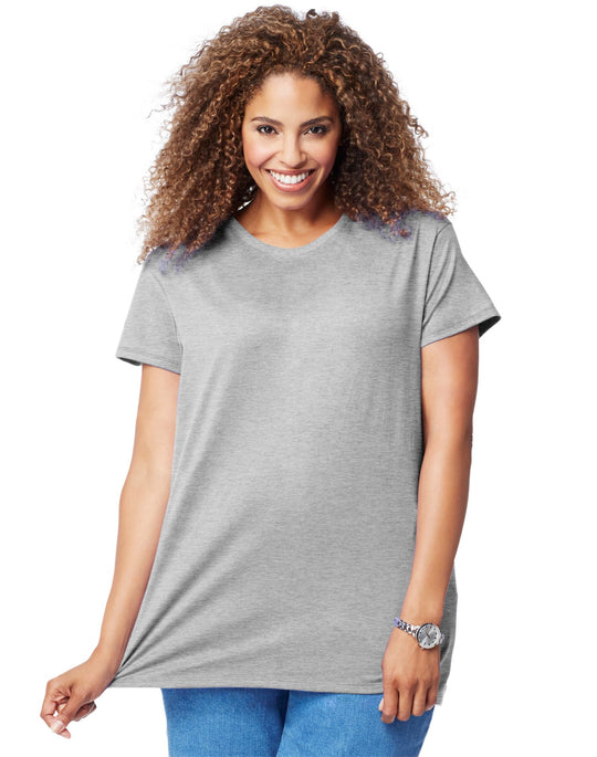 Just My Size Womens Cotton Jersey Short-Sleeve Crewneck Tee