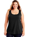 Just My Size Womens Cool DRI Scoop-Neck Tank Top