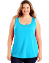 Just My Size Womens Cool DRI Scoop-Neck Tank Top