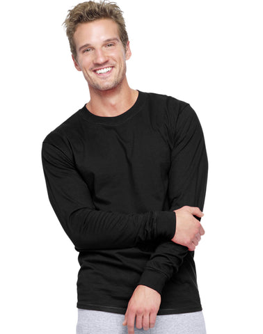 Hanes Adult Beefy-T Long-Sleeve T-Shirt