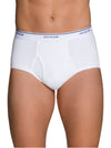 Fruit Of The Loom Mens Cotton White Briefs 6 Pack, XL, White