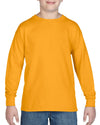 Gildan Youth Heavy Cotton Long Sleeve T-Shirt, M, White