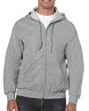 Gildan Mens Heavy Blend Full Zip Hooded Sweatshirt, XL, Navy