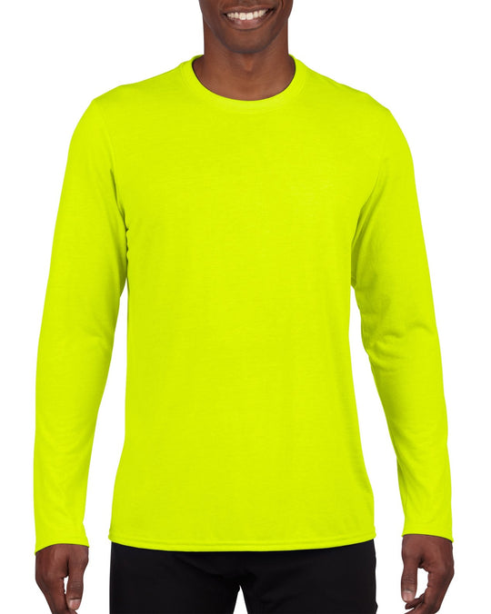 Gildan Mens Performance Long Sleeve T-Shirt, XL, Navy